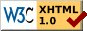 xhtml Logo